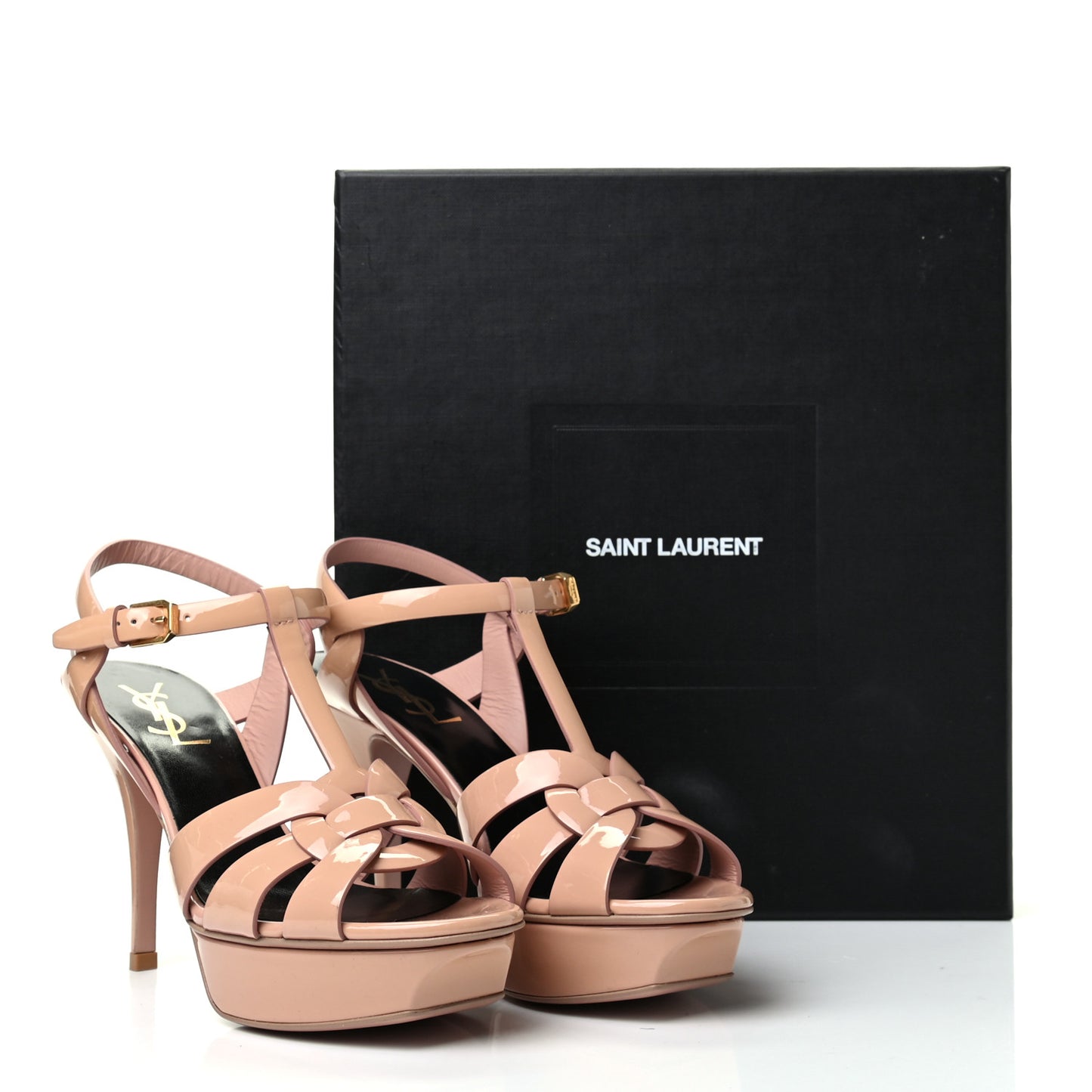 Patent Tribute 75 Platform Sandals 38 Pale Pink