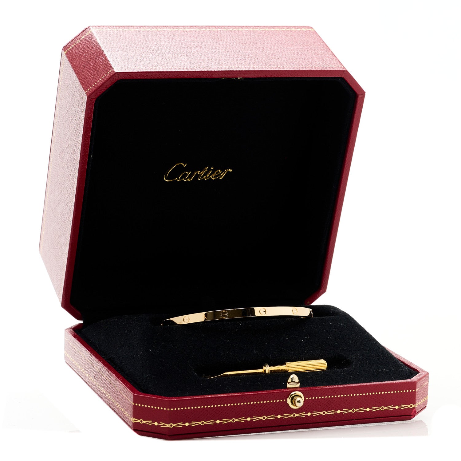 Cartier 18K Yellow Gold Small LOVE Bracelet 18 8 of 8