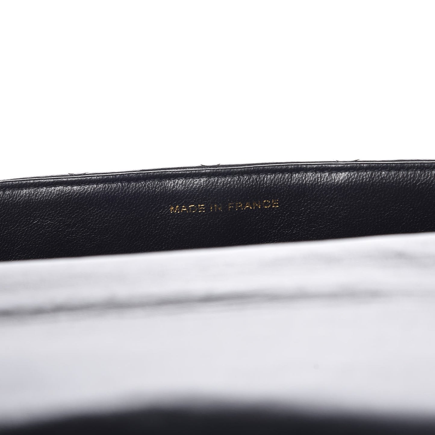 Lambskin Quilted Jumbo Single Flap Black