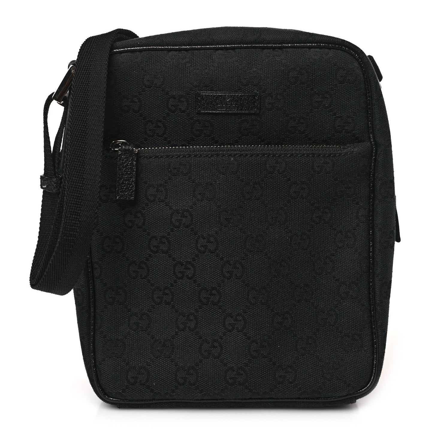 GG Monogram Flight Small Crossbody Bag Black