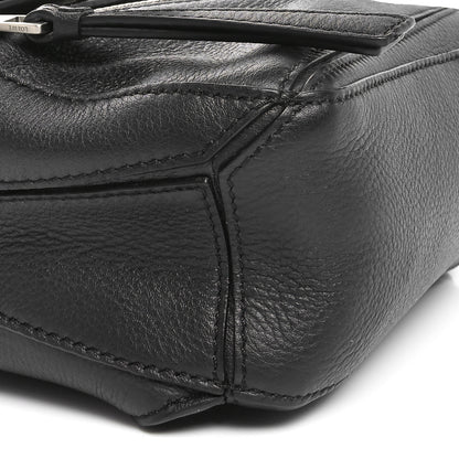 Loewe Calfskin Mini Puzzle Bumbag Black 8 of 9