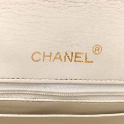 Chanel Lambskin Quilted Medium Single Flap White 6 of 24