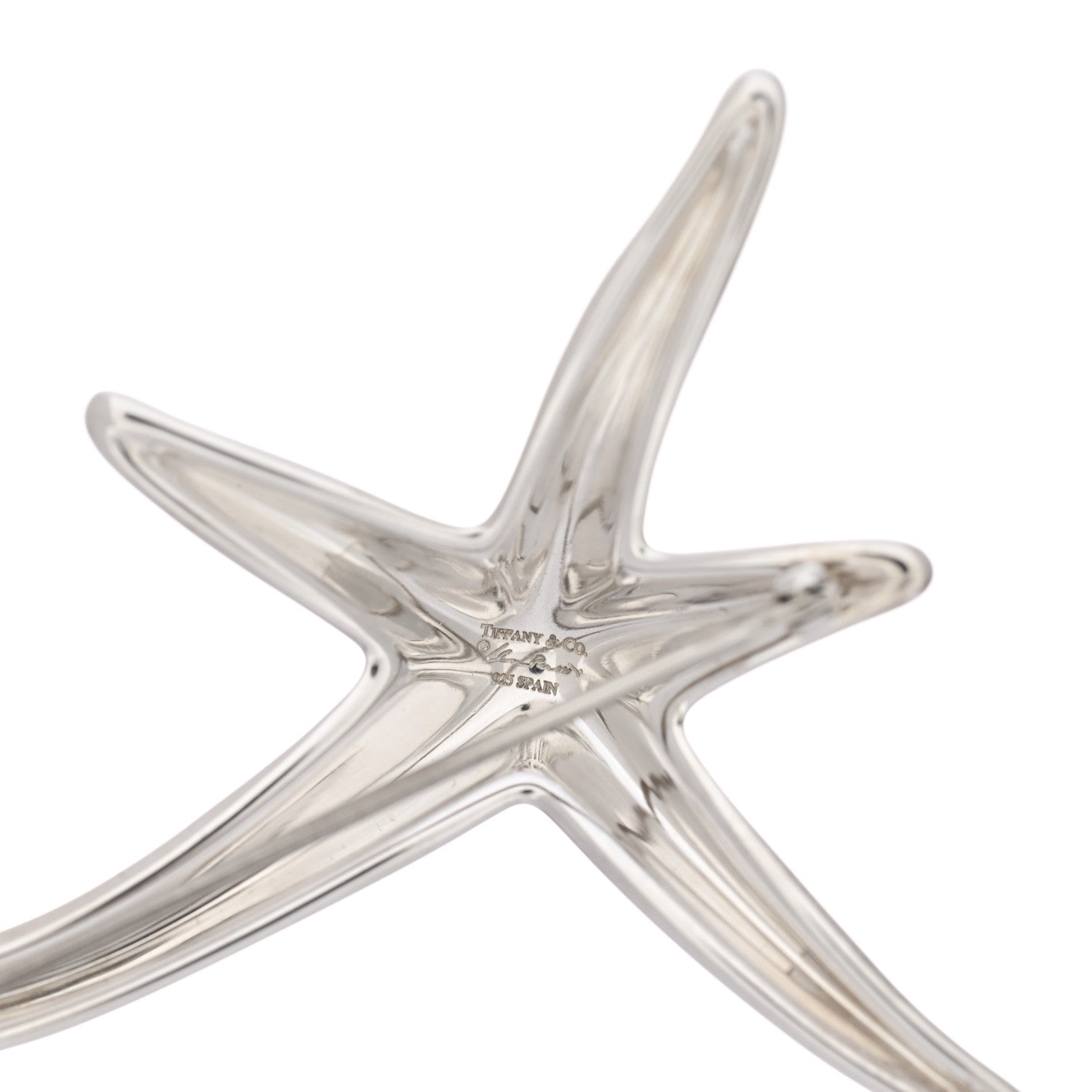 Tiffany Sterling Silver Extra Large Starfish Brooch Pin 4 of 4