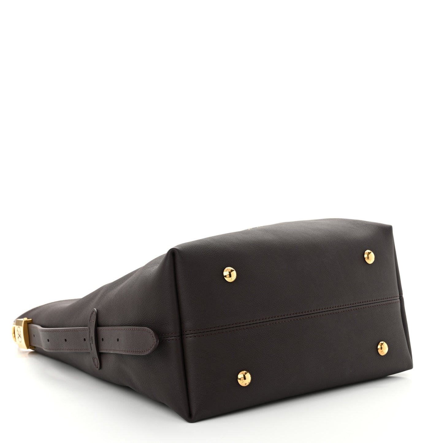 Grained Calfskin Low Key Hobo MM Ebene