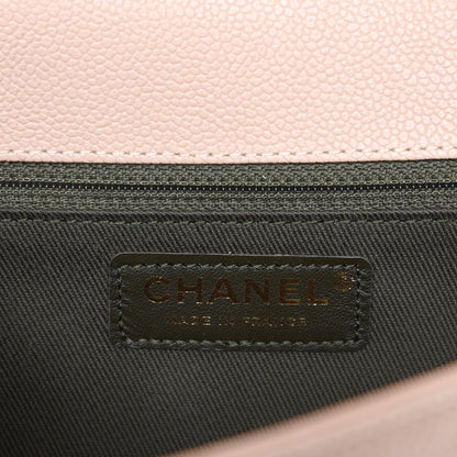 Chanel Caviar Quilted New Medium Boy Flap Beige Clair 5 of 8