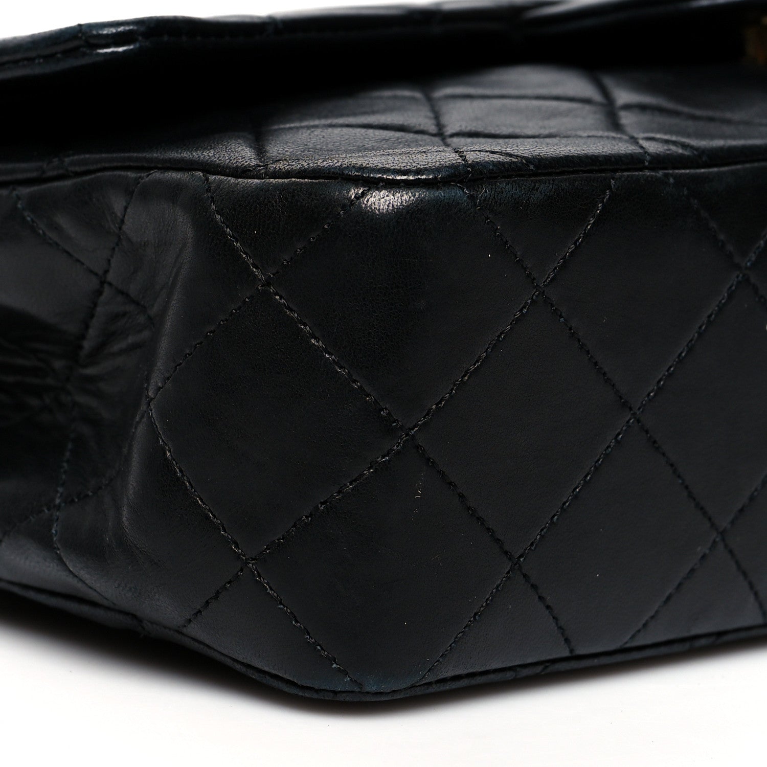 Chanel Lambskin Quilted Small Double Flap Black 10 of 14