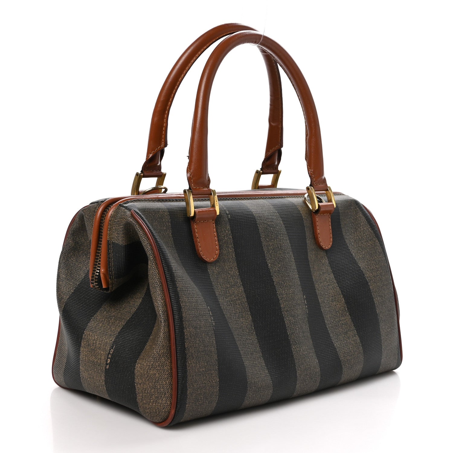 Fendi Pequin Spalmati Boston Cuoio 3 of 10