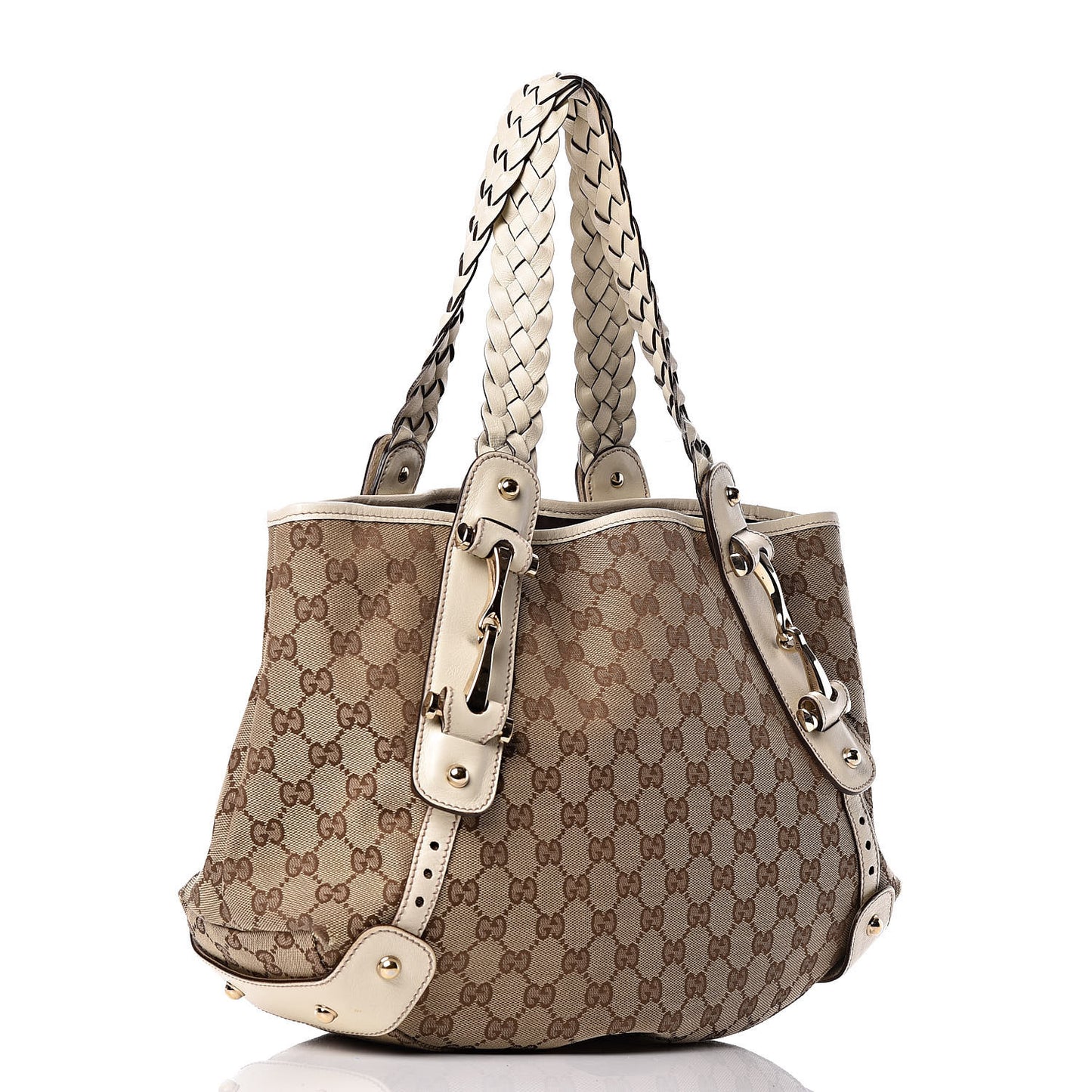 Monogram Small Pelham Shoulder Bag Off White