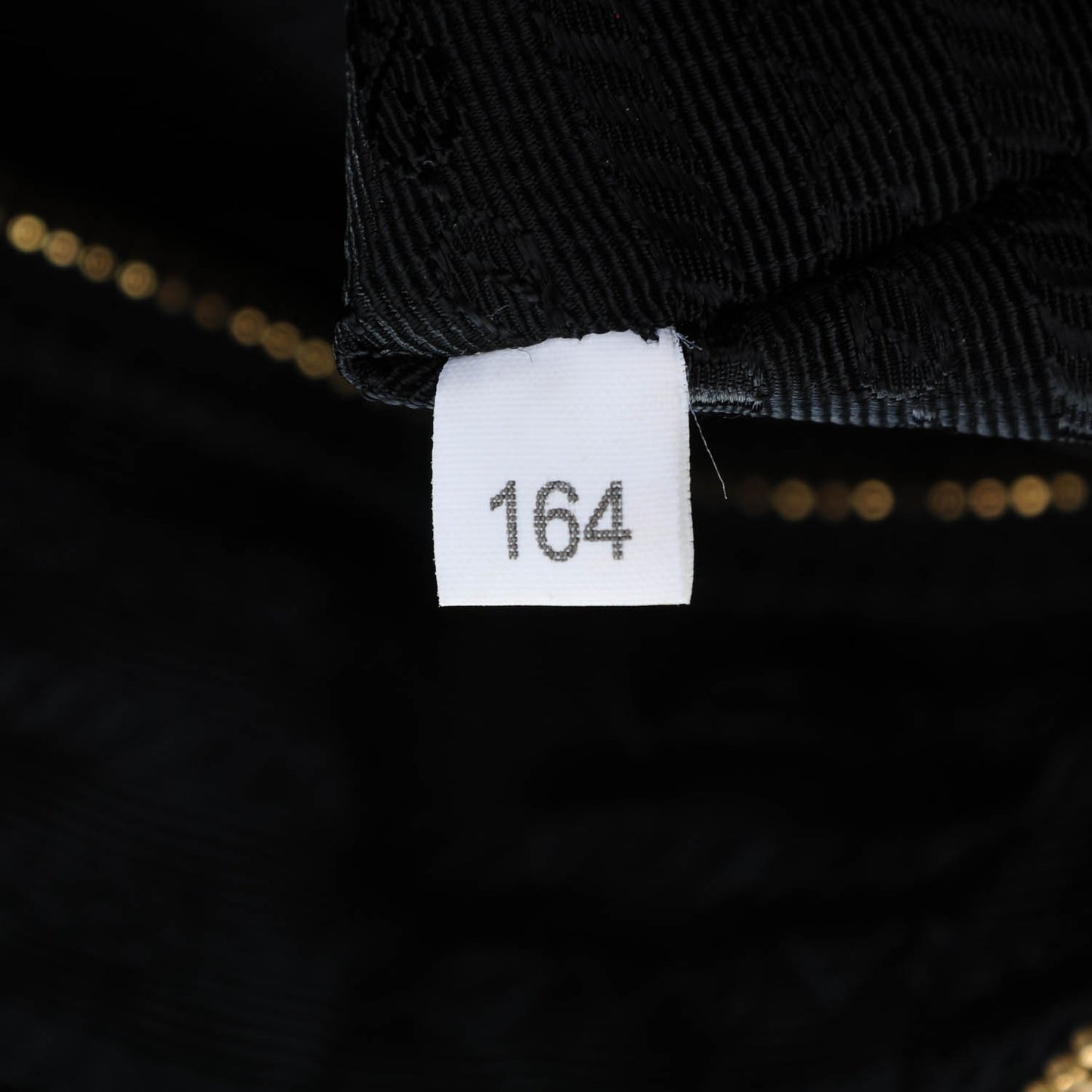 Tessuto Nylon Jacquard Logo Shoulder Bag Nero Black
