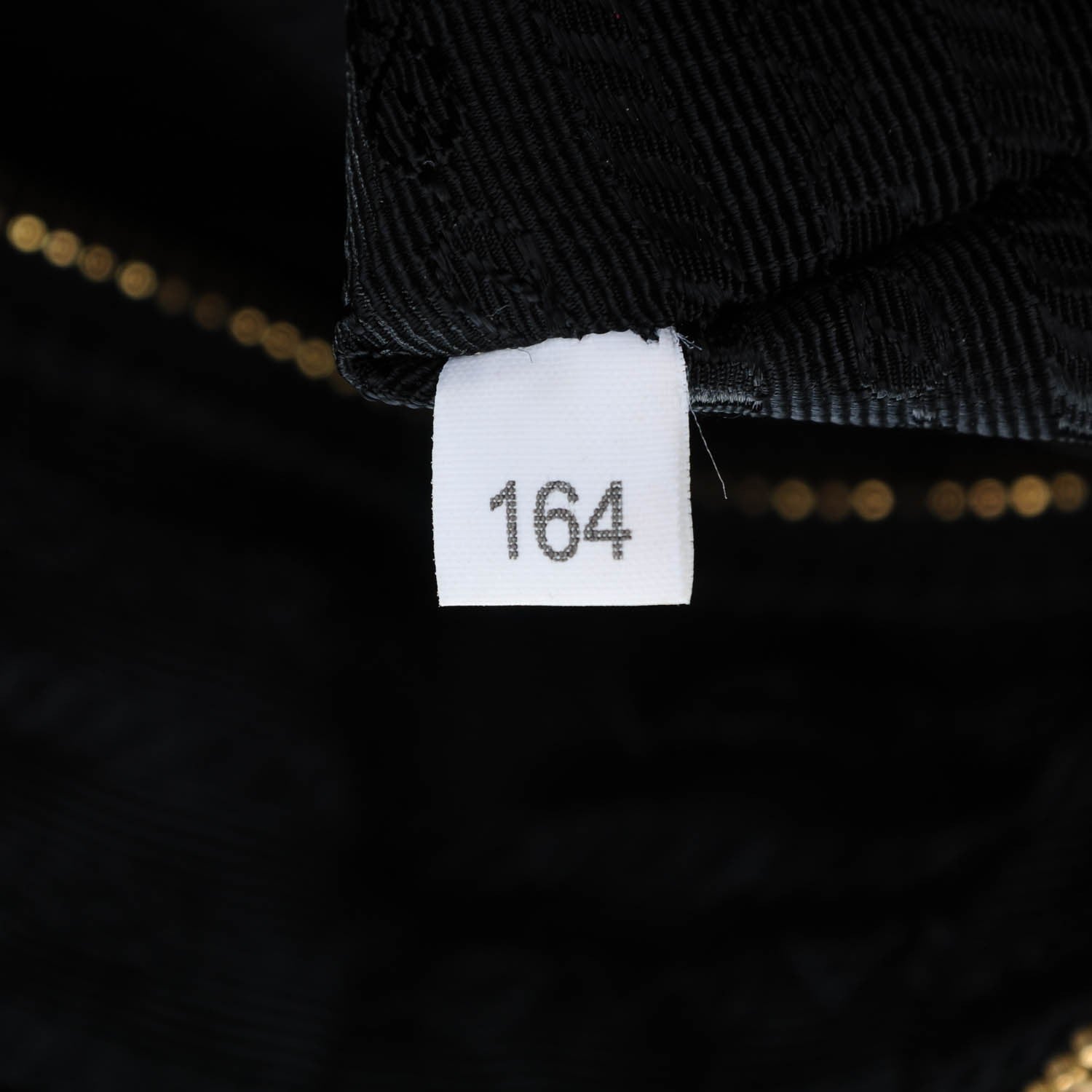 Prada Tessuto Nylon Jacquard Logo Shoulder Bag Nero Black 7 of 7