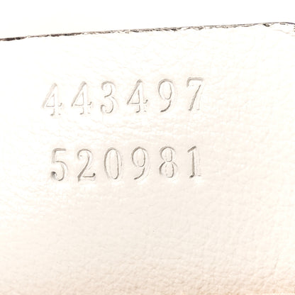 Gucci Vintage Effect Calfskin Matelasse Diagonal Small Torchon GG Marmont Shoulder Bag Blue Agata Mystic White 7 of 12