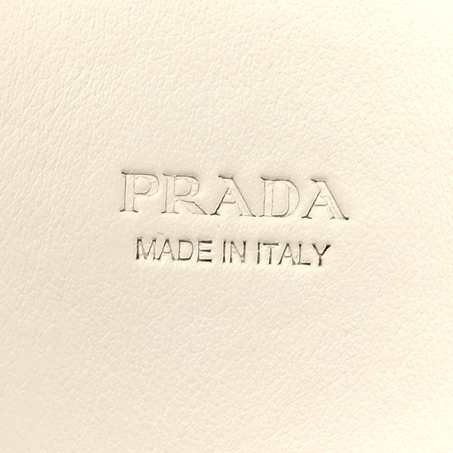 Prada City Calfskin Hair Clip White 3 of 3