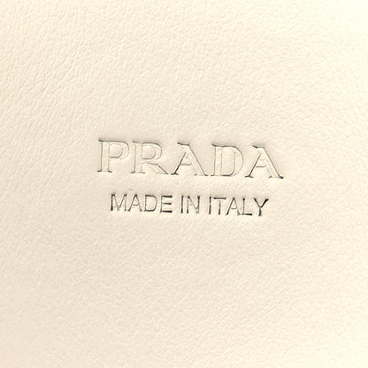 Prada City Calfskin Hair Clip White 3 of 3