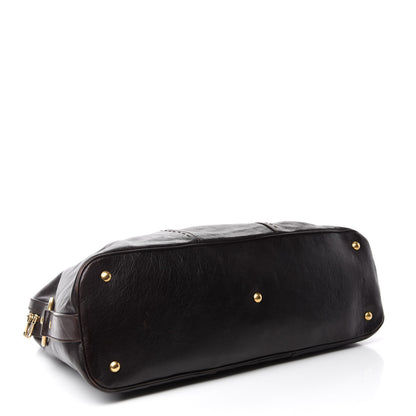 Saint Laurent Calfskin Oversized Muse Brown 4 of 10