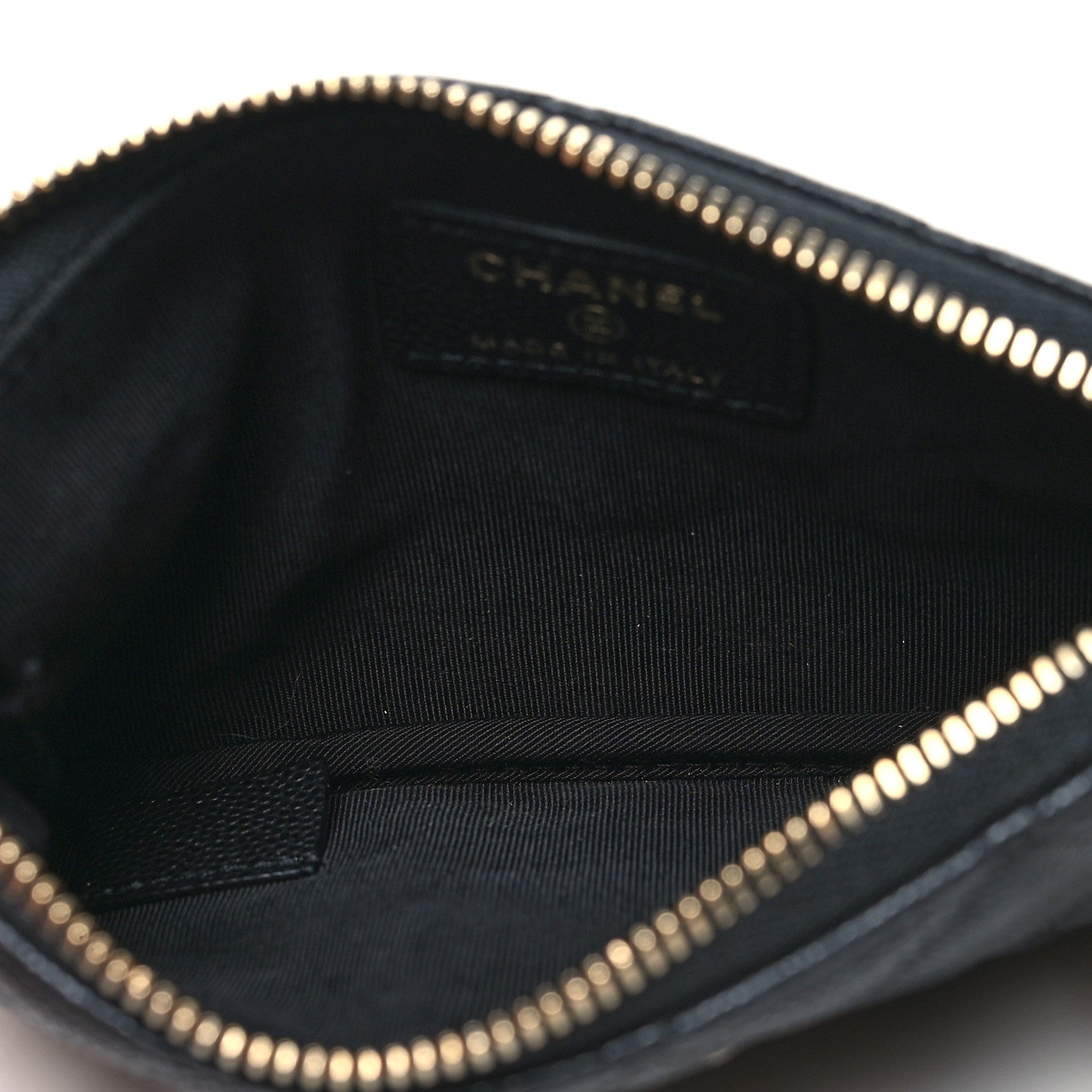Chanel Caviar Quilted Small Cosmetic Case Black 5 of 8