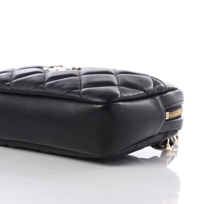 Chanel Lambskin Quilted Waist Bag Black 9 of 16