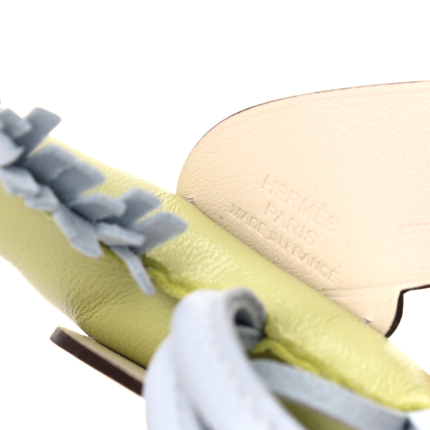 Milo Lambskin Grigri Rodeo Pegase Horse Bag Charm PM Jaune Bourgeon Bleu Brume Nata