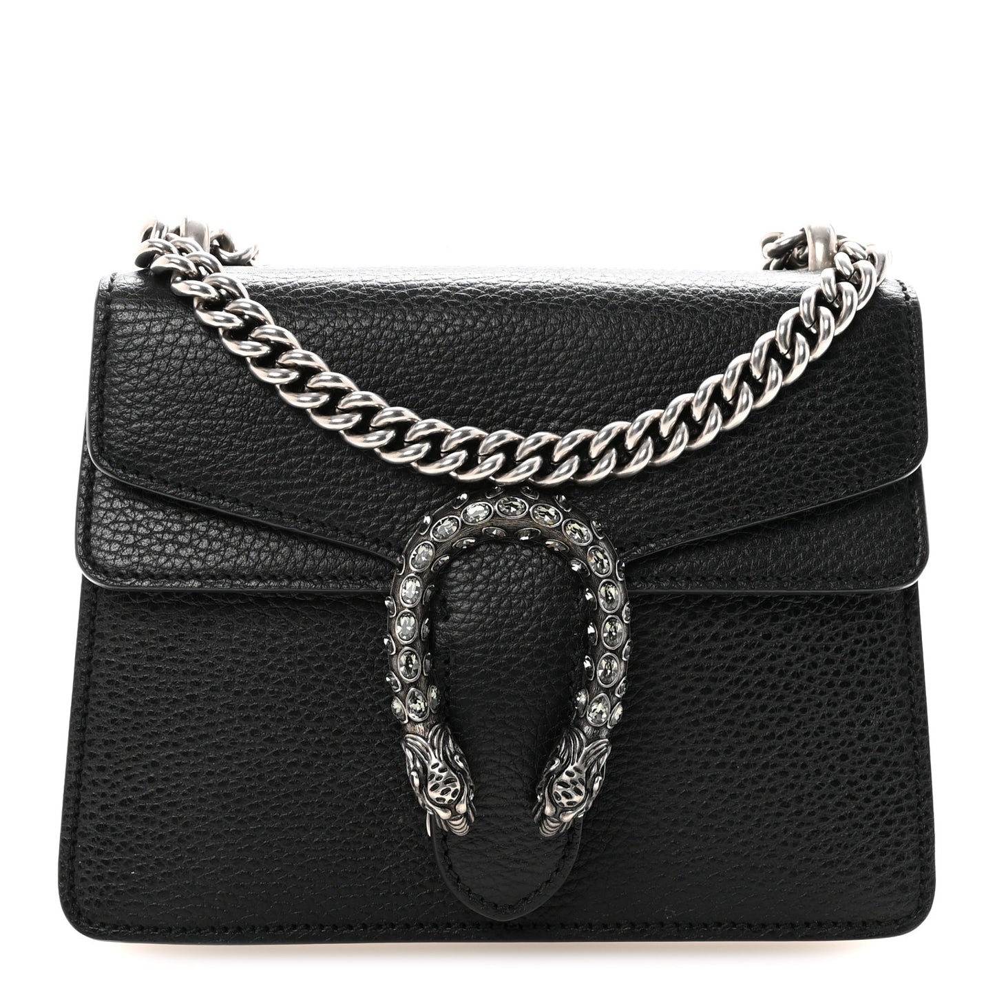 Calfskin Mini Dionysus Shoulder Bag Black