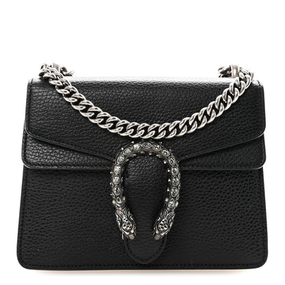 Gucci Calfskin Mini Dionysus Shoulder Bag Black 1 of 11