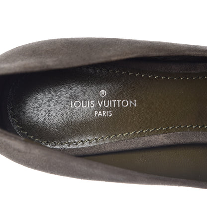 Louis Vuitton Suede First Lady Pumps 37 Kaki 7 of 11