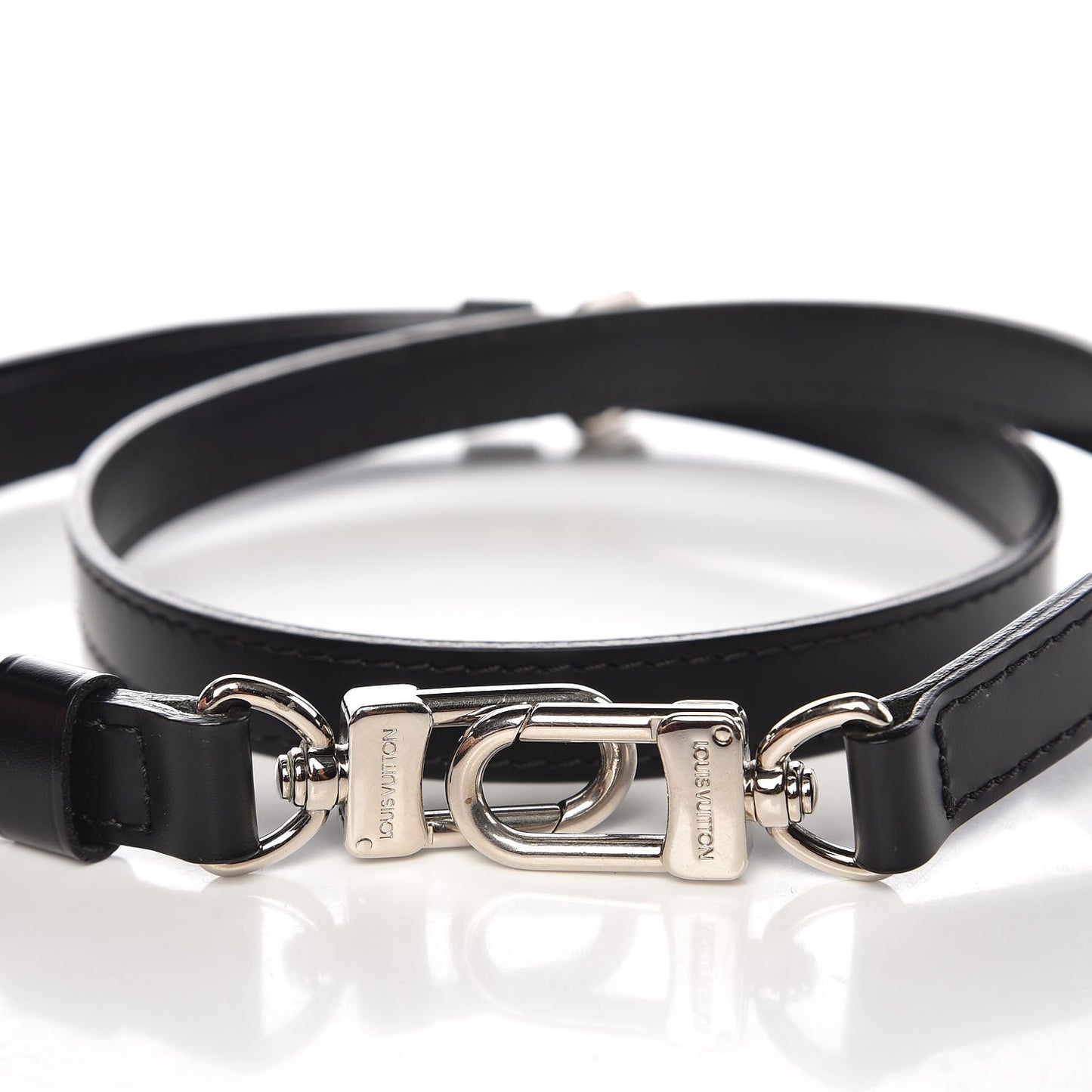 Calfskin 16mm Adjustable Shoulder Strap Black