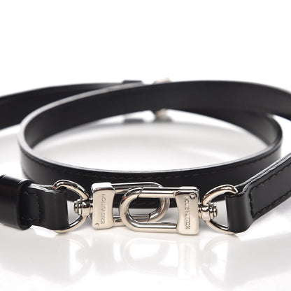 Louis Vuitton Calfskin 16mm Adjustable Shoulder Strap Black 4 of 4
