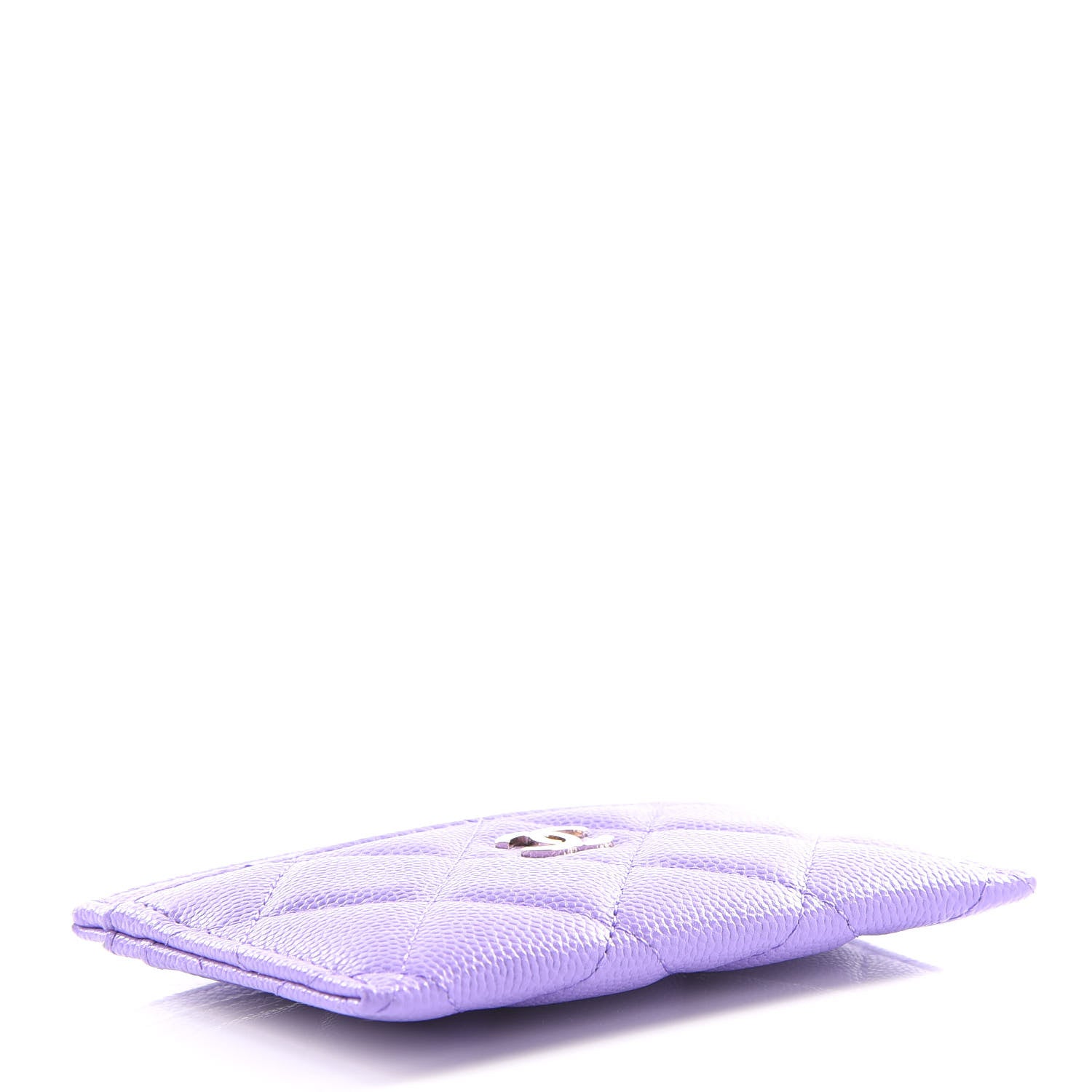 Chanel Caviar Quilted Card Holder Purple 3 of 12