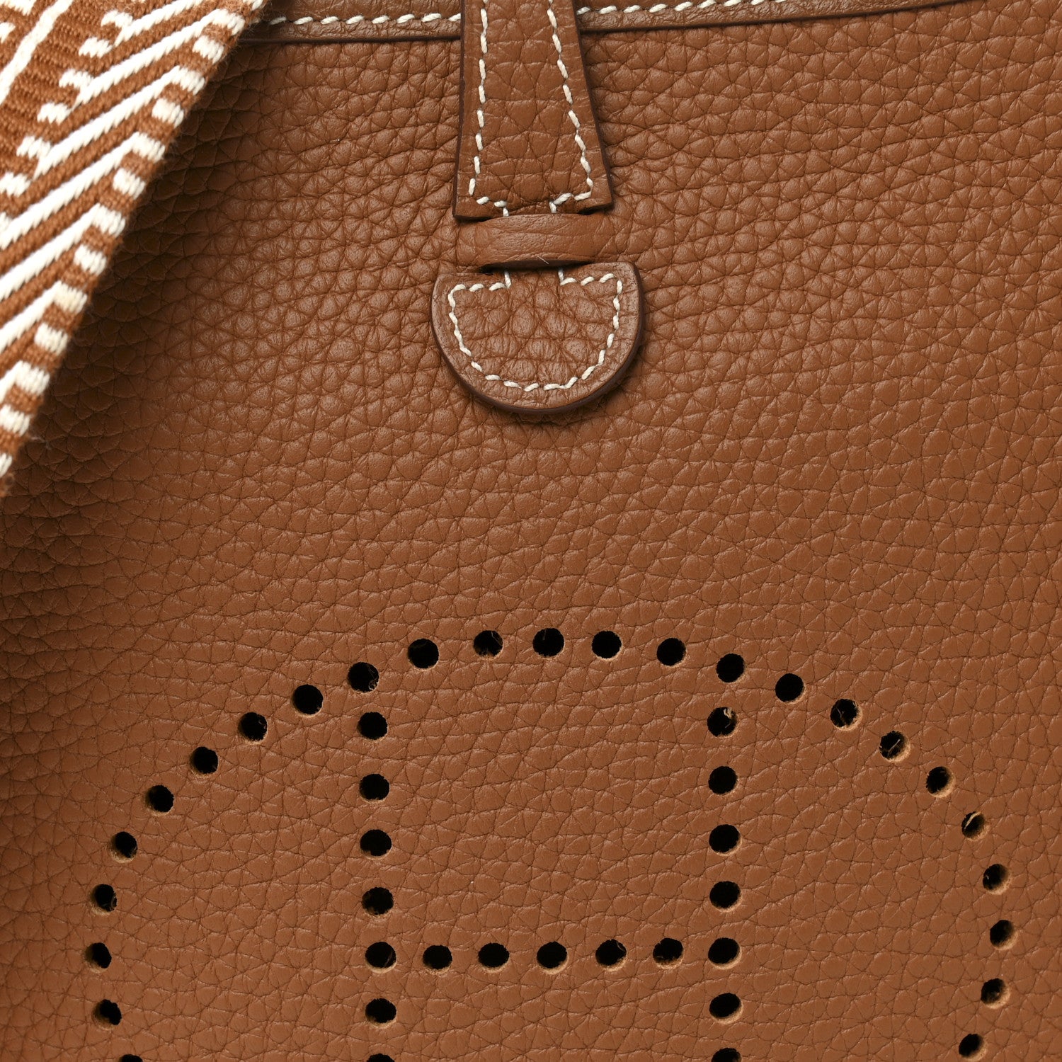 Hermes Taurillon Maurice Amazone Evelyne TPM Gold White 8 of 11