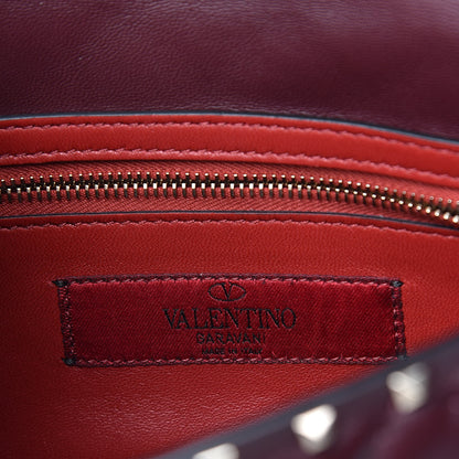 Valentino Garavani Nappa Medium Rockstud Spike Shoulder Bag Rubin 6 of 9