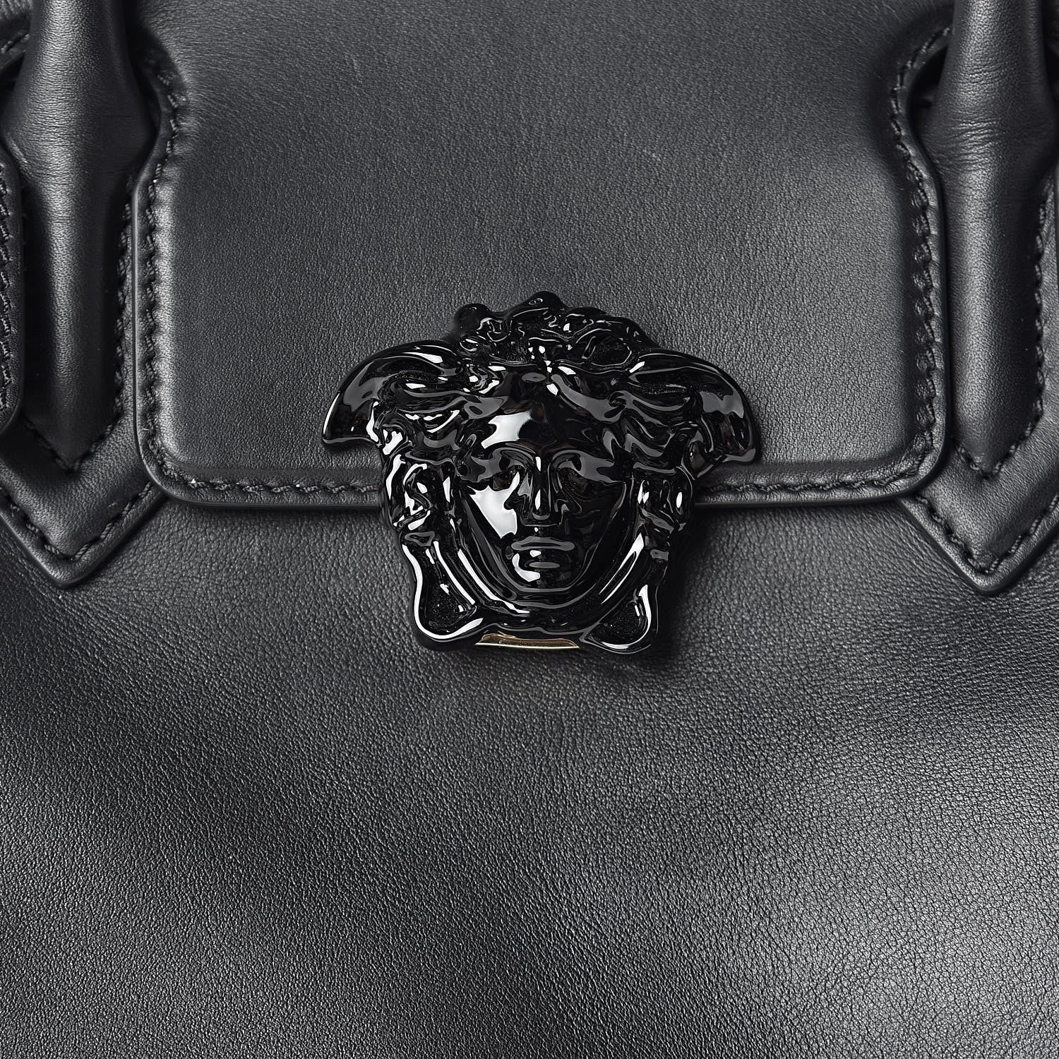 Versace Calfskin Large Palazzo Empire Bag Black 11 of 11