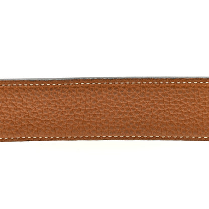 Hermes Box Togo 32mm H Belt 105/42 Black Gold 5 of 5