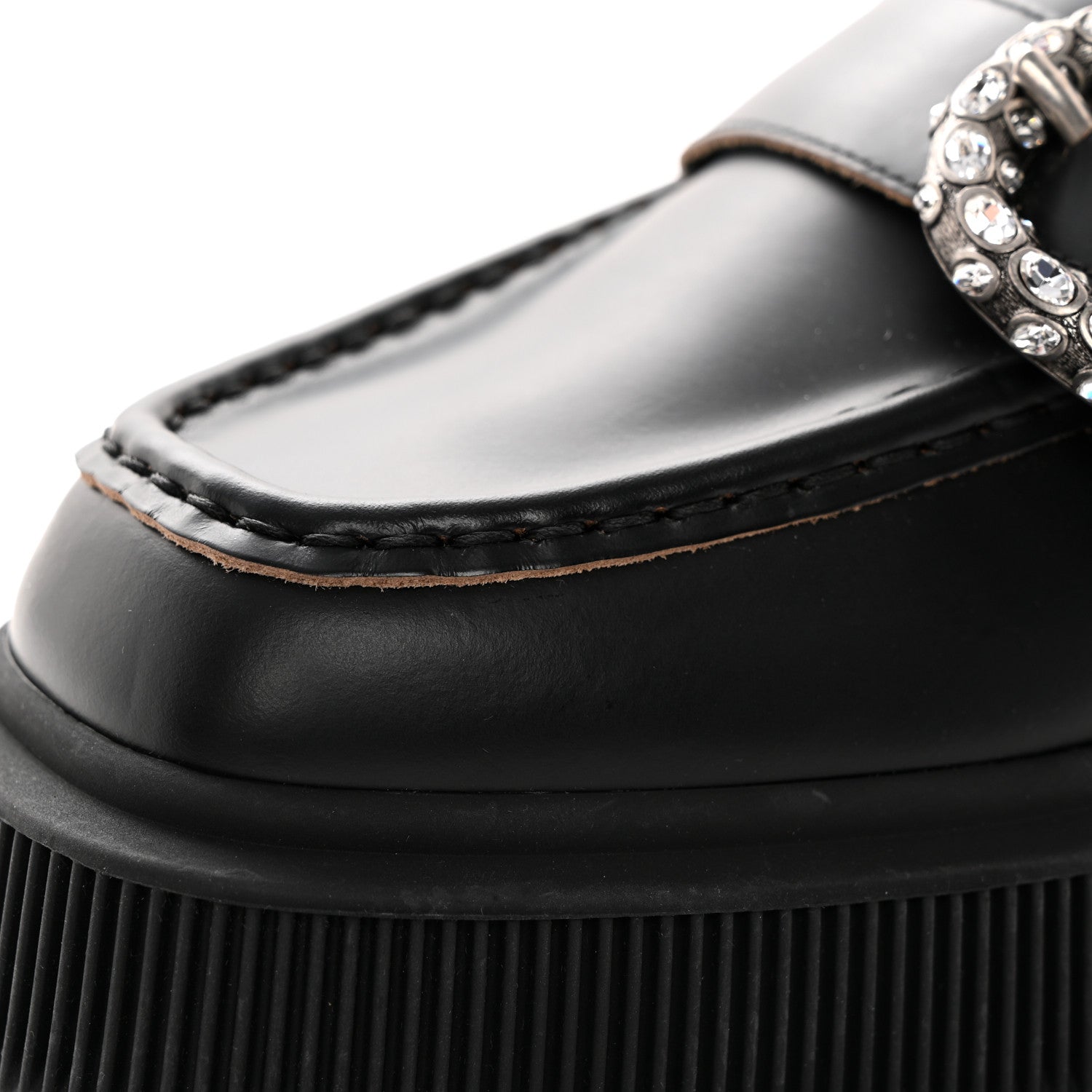 Gucci Cordovan Lux Dionysus Hunder Loafers 36 Black 12 of 14