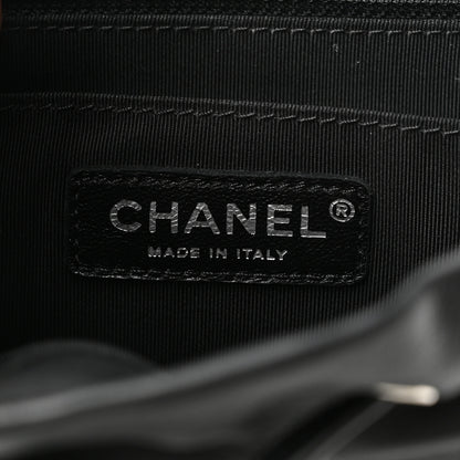 Chanel Calfskin Chevron Quilted Large Urban Spirit Backpack Black 6 of 10
