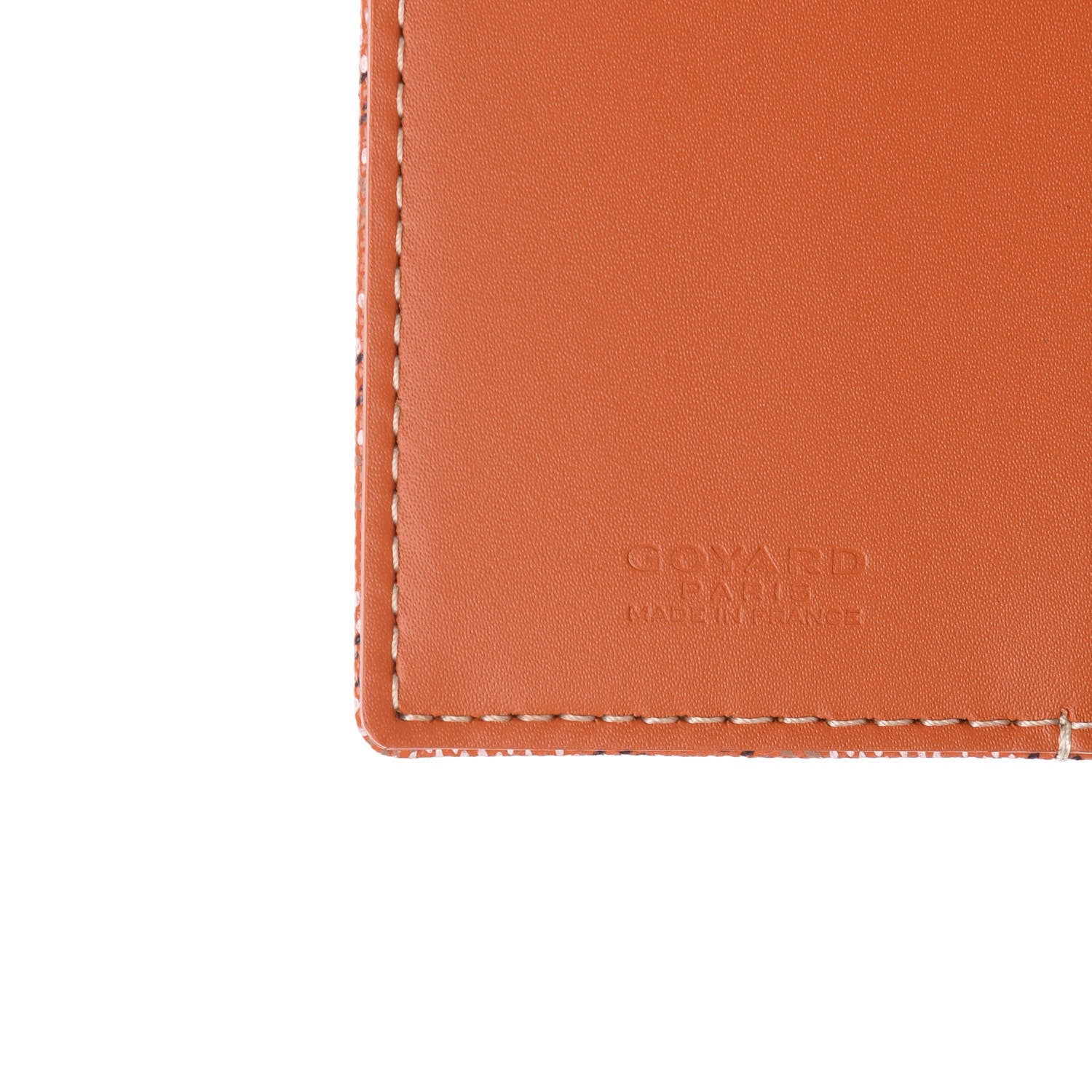 Goyard Goyardine Passport Holder Orange 5 of 5
