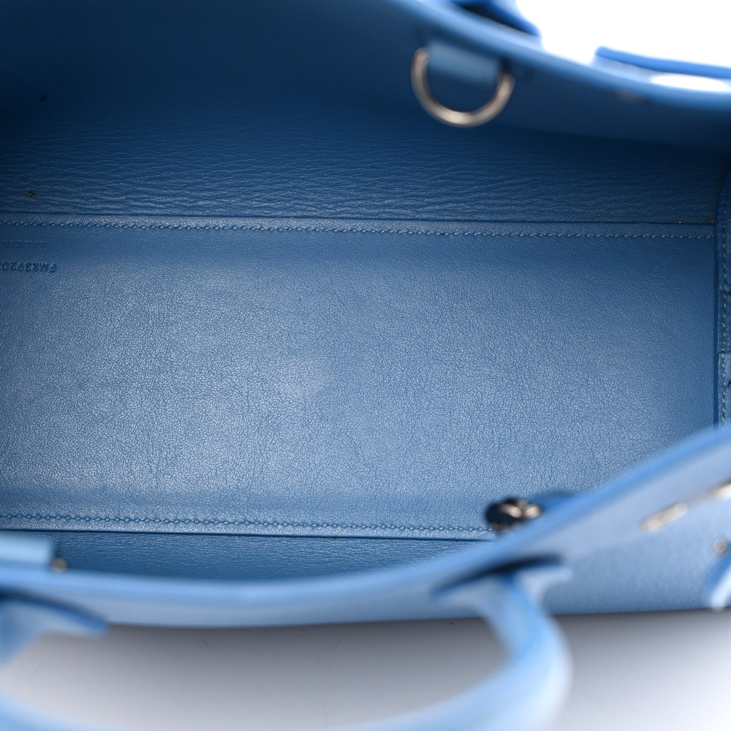 Saint Laurent Grained Calfskin Baby Sac De Jour Blue Clair 5 of 13
