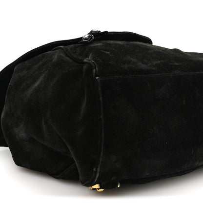 Chanel Suede CC Drawstring Backpack Black 9 of 11