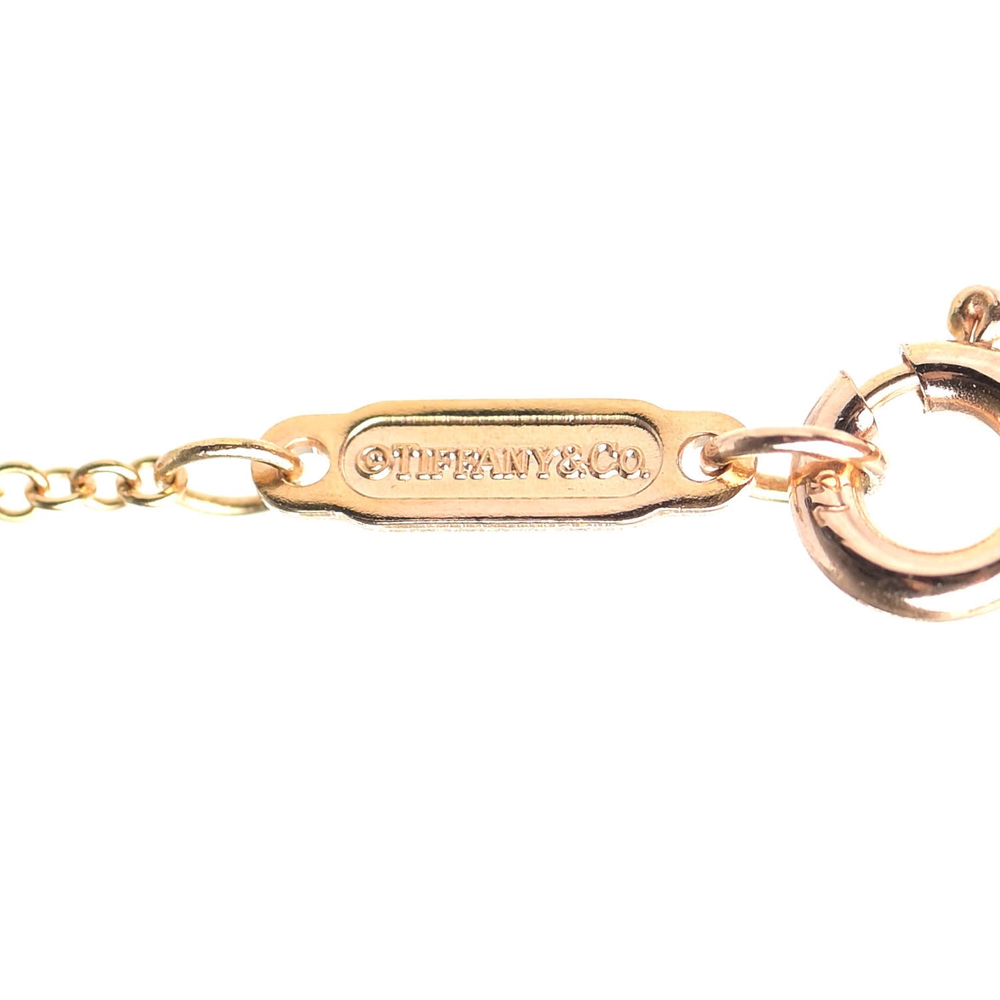 18K Rose Gold Diamond Crown Key Pendant Necklace