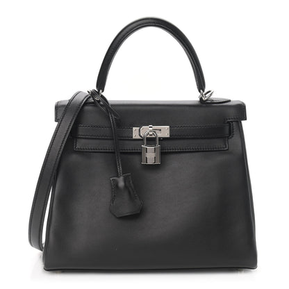 Hermes Swift Kelly Retourne 25 Black 1 of 35