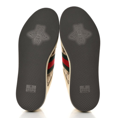 Gucci GG Monogram Nubuck Web Womens Screener Sneakers 38 New Sand Dusty Milk 6 of 11