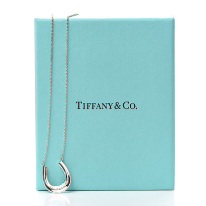 Tiffany Sterling Silver 1837 Horseshoe Pendant Necklace 6 of 6
