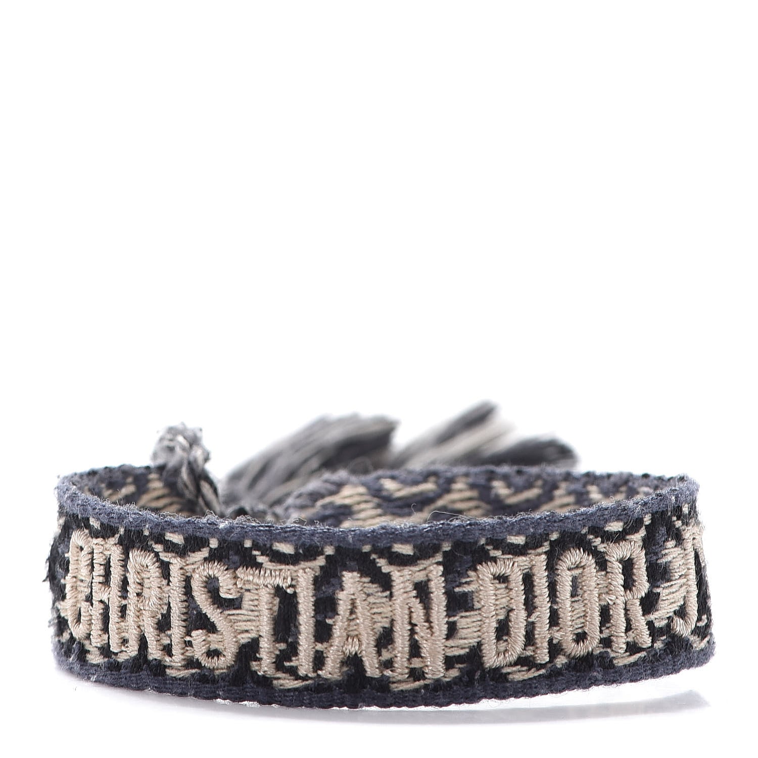Christian Dior Woven Cotton J'Adior Friendship Bracelet Blue 1 of 3