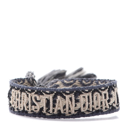 Christian Dior Woven Cotton J'Adior Friendship Bracelet Blue 1 of 3