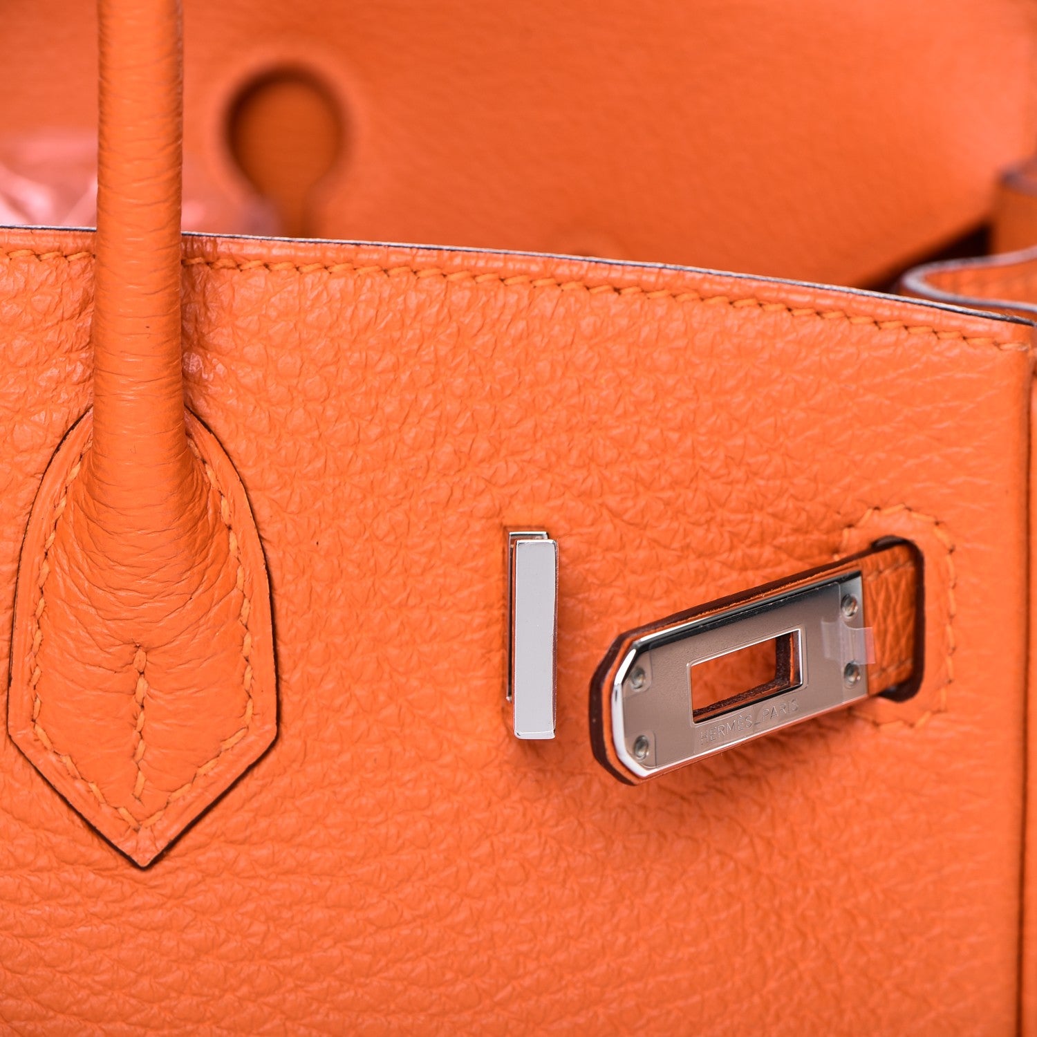 Hermes Togo Birkin 25 Orange 18 of 30
