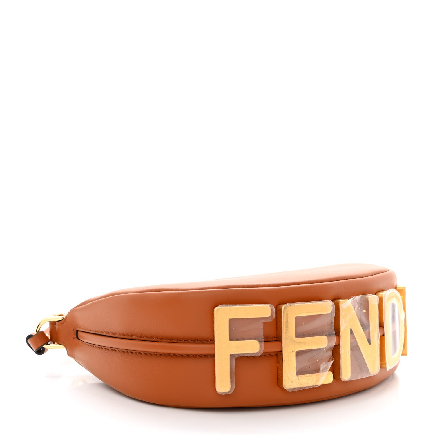 Fendi Vitello Grace Matte Mini Fendigraphy Hobo Bag Brandy 4 of 12