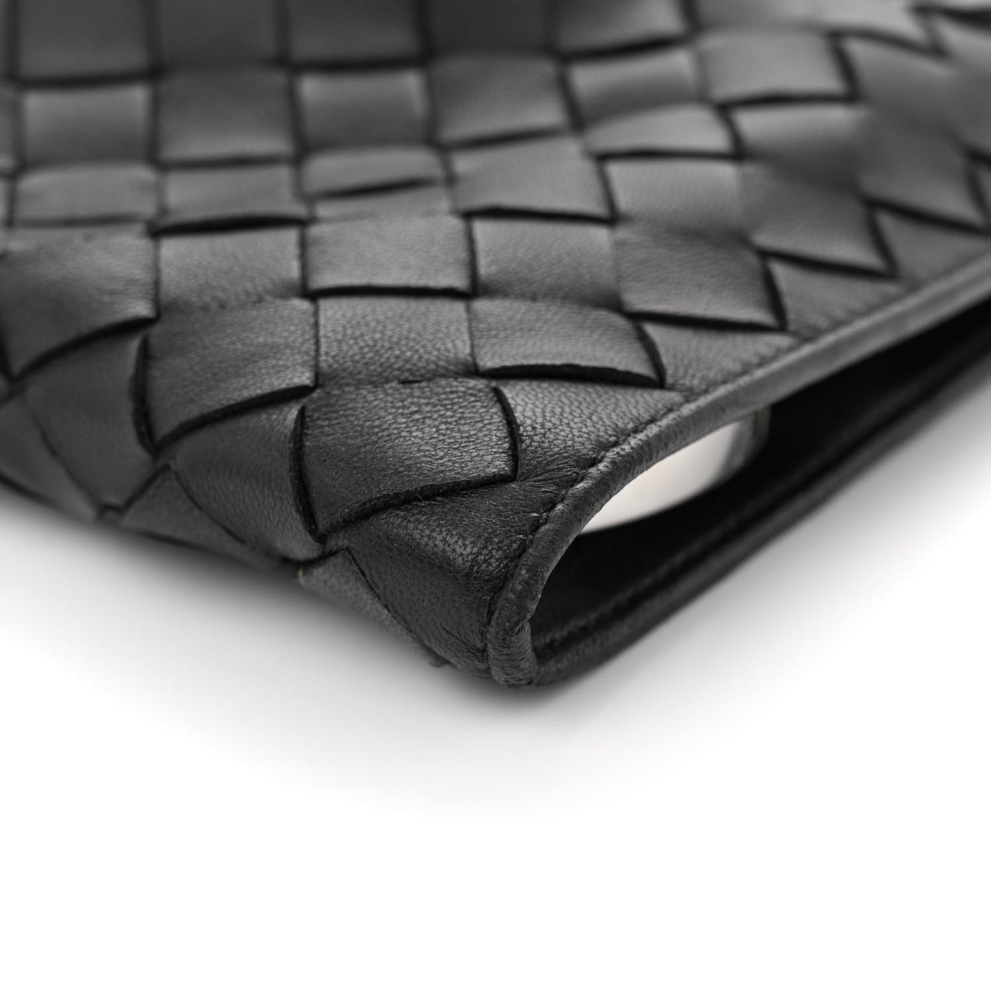 BOTTEGA VENETA Nappa Intrecciato BV Twist Black