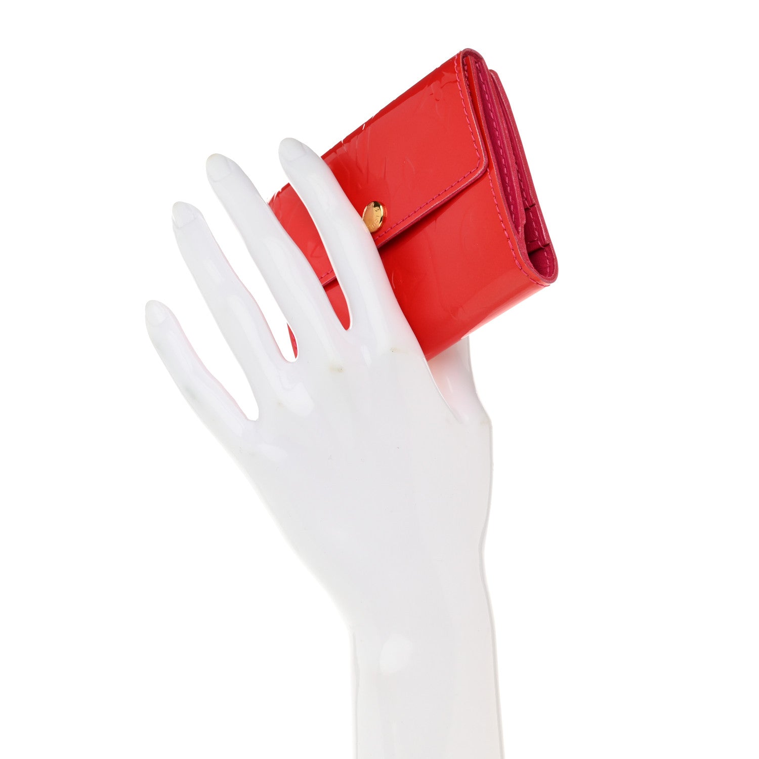 Louis Vuitton Vernis Elise Wallet Pomme D'Amour 2 of 7