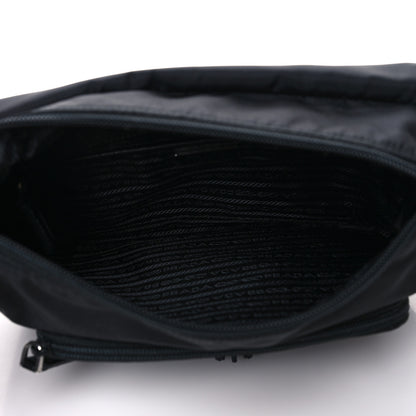 Prada Tessuto Nylon Saffiano Small Vela Messenger Black 5 of 8