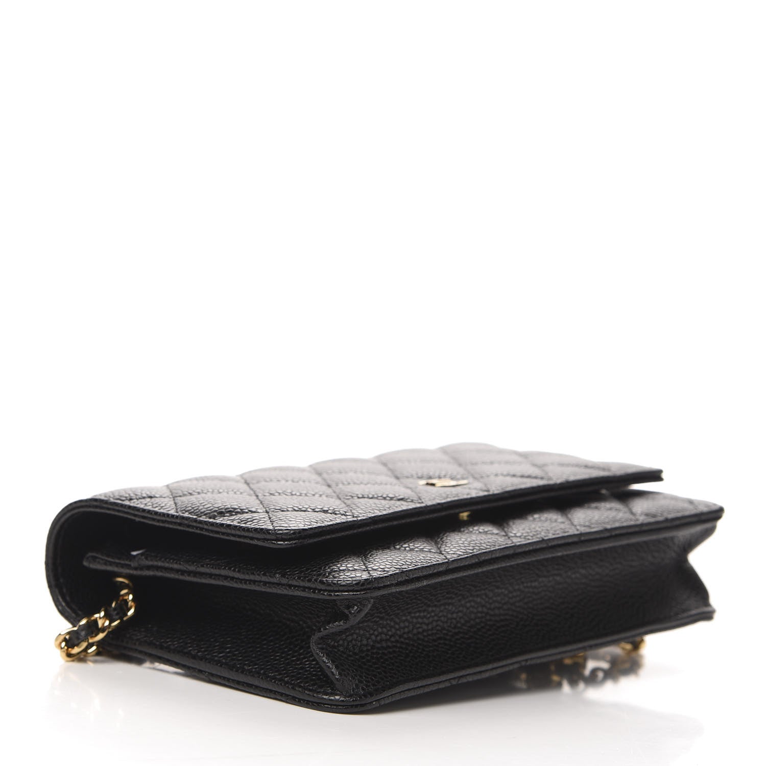 Chanel Caviar Quilted Wallet On Chain WOC Black 4 of 12