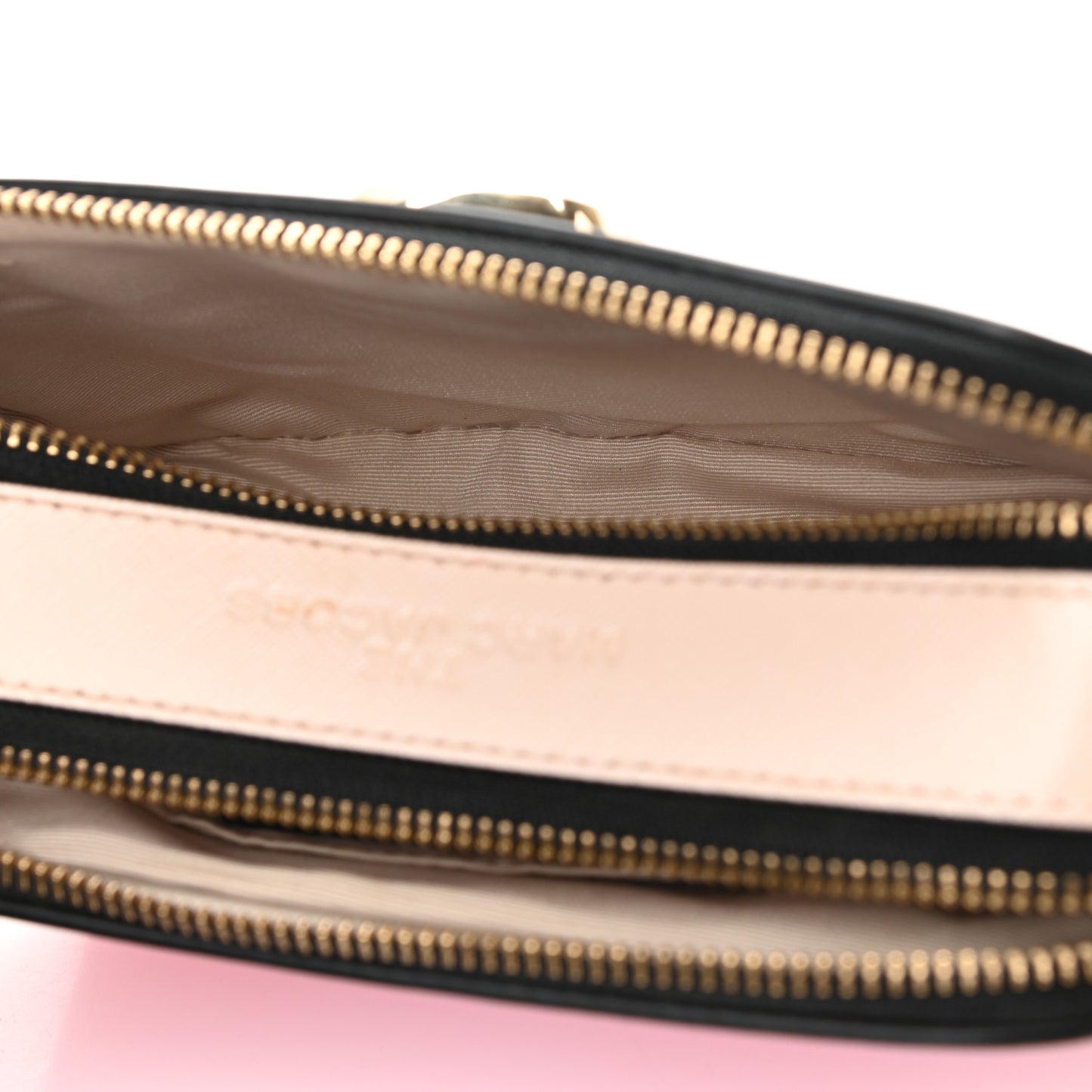 Saffiano Small Snapshot Camera Bag Pink Multicolor