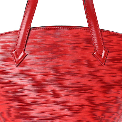 Louis Vuitton Epi Saint Jacques PM Castillan Red 8 of 11